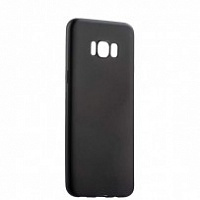 

Чехол-накладка для Samsung Galaxy S8+ пластиковый Soft-touch (черный), 00018