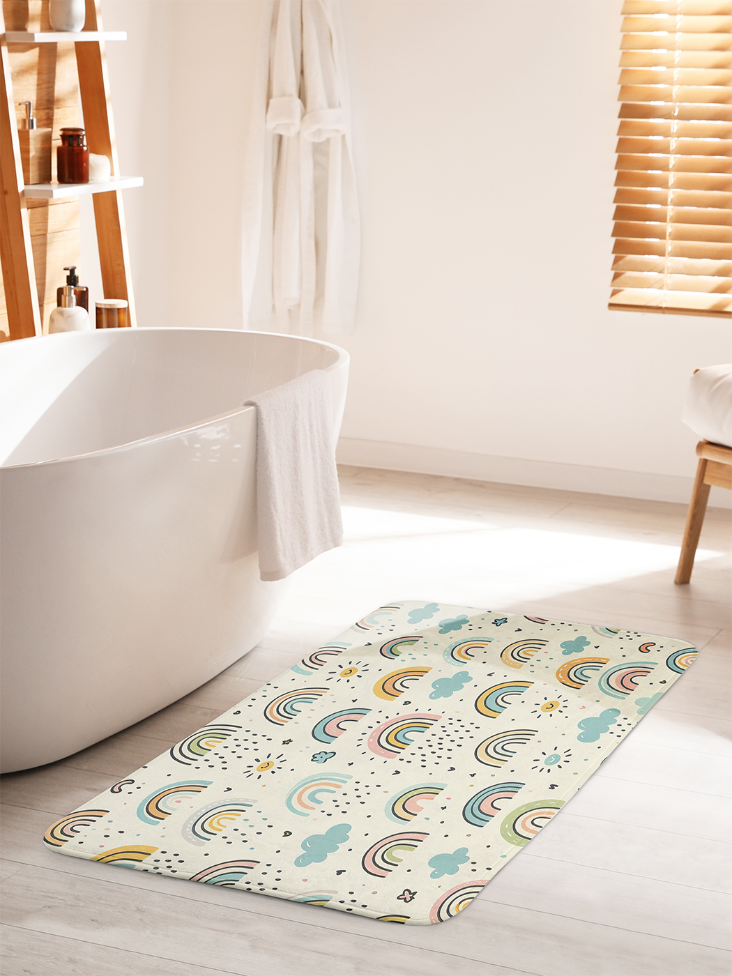 

Коврик для ванной туалета душа JoyArty "Милая погода", bath_sd1829_60x100