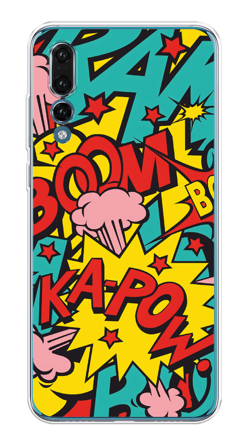 

Чехол Awog на Huawei P20 Pro "Постер pop art", Голубой;желтый;красный, 65050-9