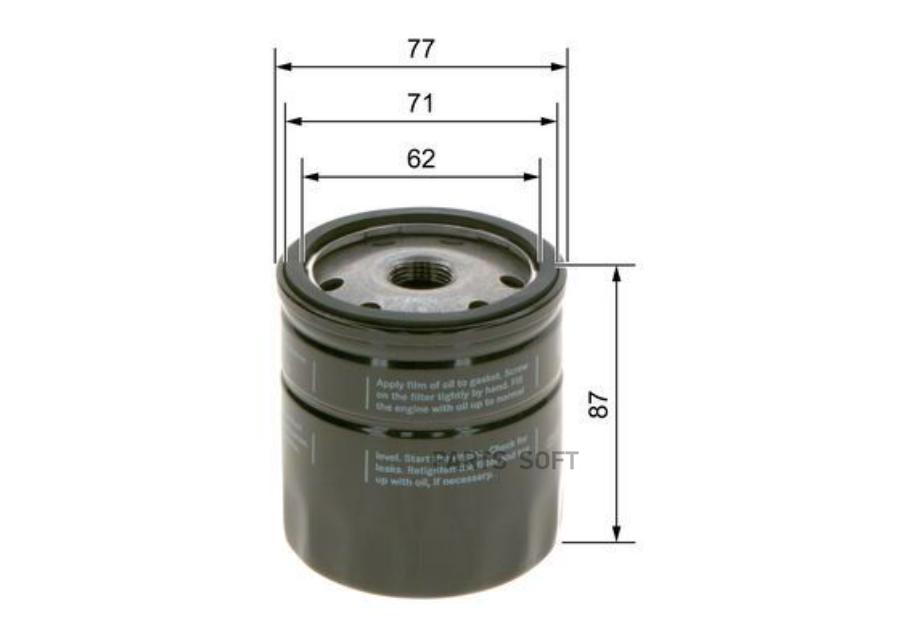 

Масляный Фильтр Bosch арт. 09864B7008
