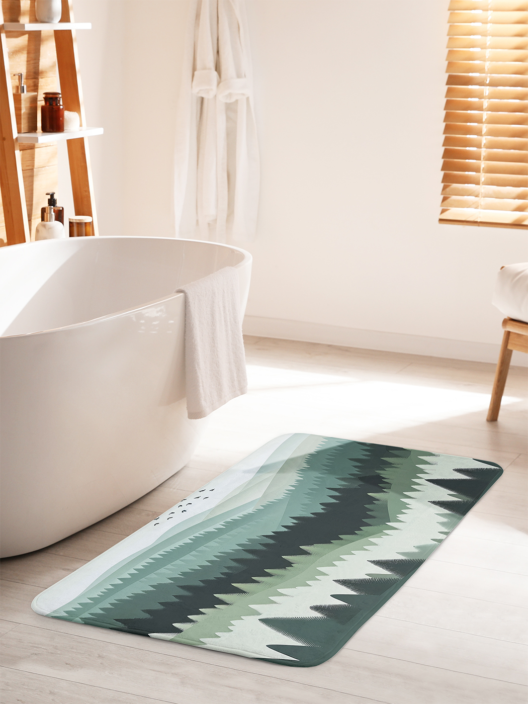 

Коврик для ванной туалета душа JoyArty "Горизонт", bath_sd1800_60x100