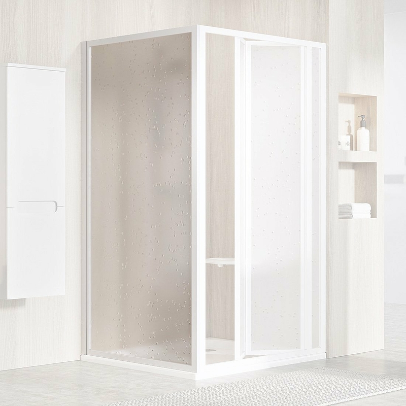 

Душевая стенка Ravak Supernova PSS-90 940701O211 профиль Белый витраж пластик Pearl, Supernova