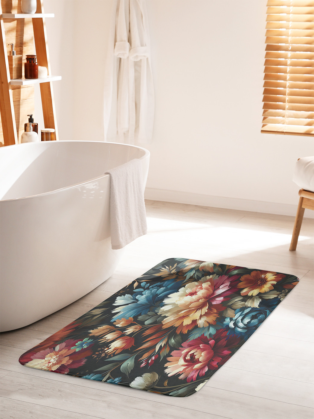 Коврик для ванной и туалета JoyArty Синий сапфир bath_sd1767_60x100 1649₽