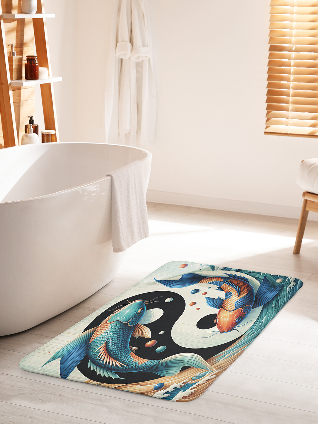 

Коврик для ванной туалета душа JoyArty "Инь и ян", bath_sd1760_60x100