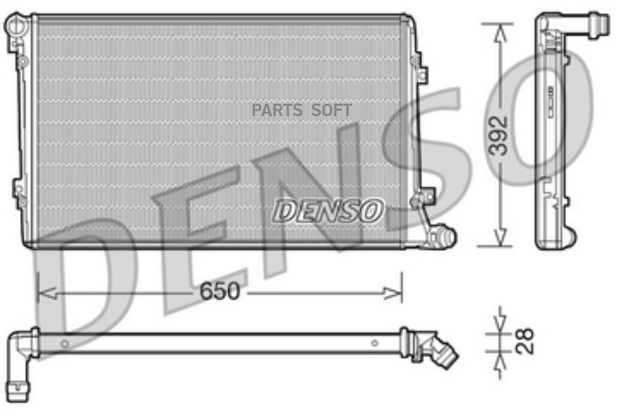

Радиатор Denso DRM32019