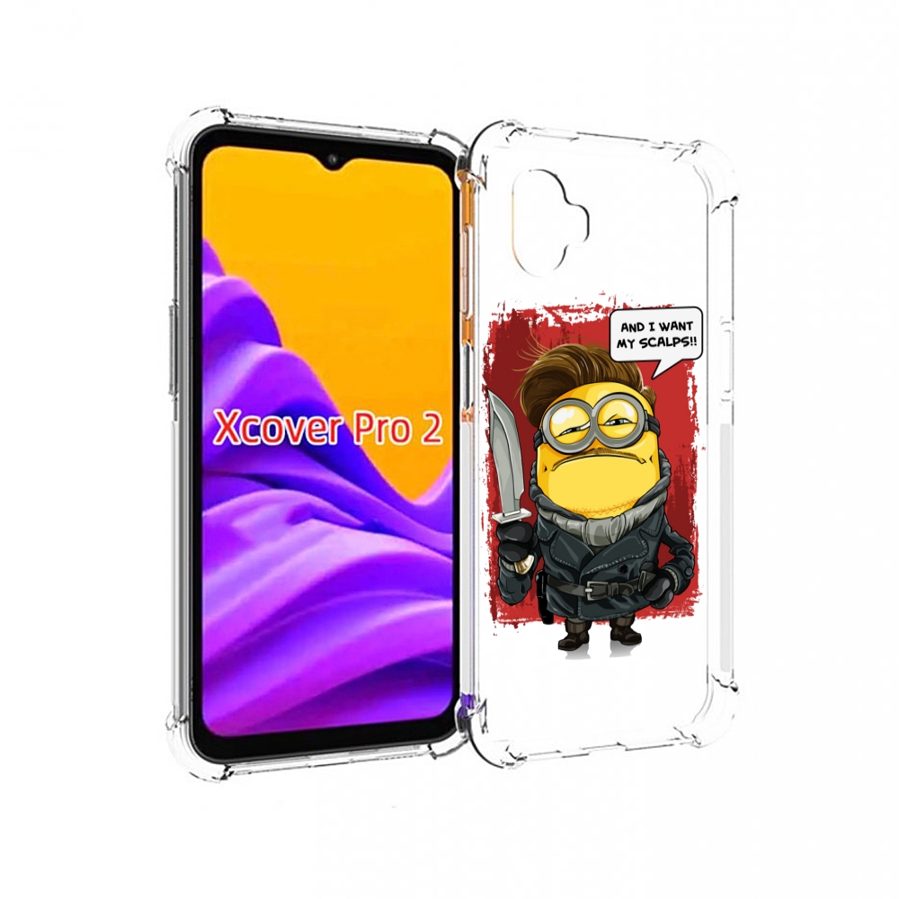

Чехол MyPads миньон убийца для Samsung Galaxy Xcover Pro 2, Прозрачный, Tocco