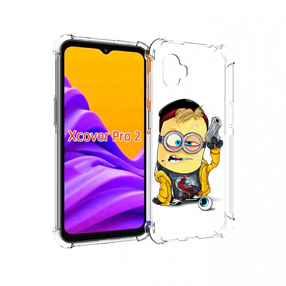 

Чехол MyPads миньон бандит для Samsung Galaxy Xcover Pro 2, Прозрачный, Tocco