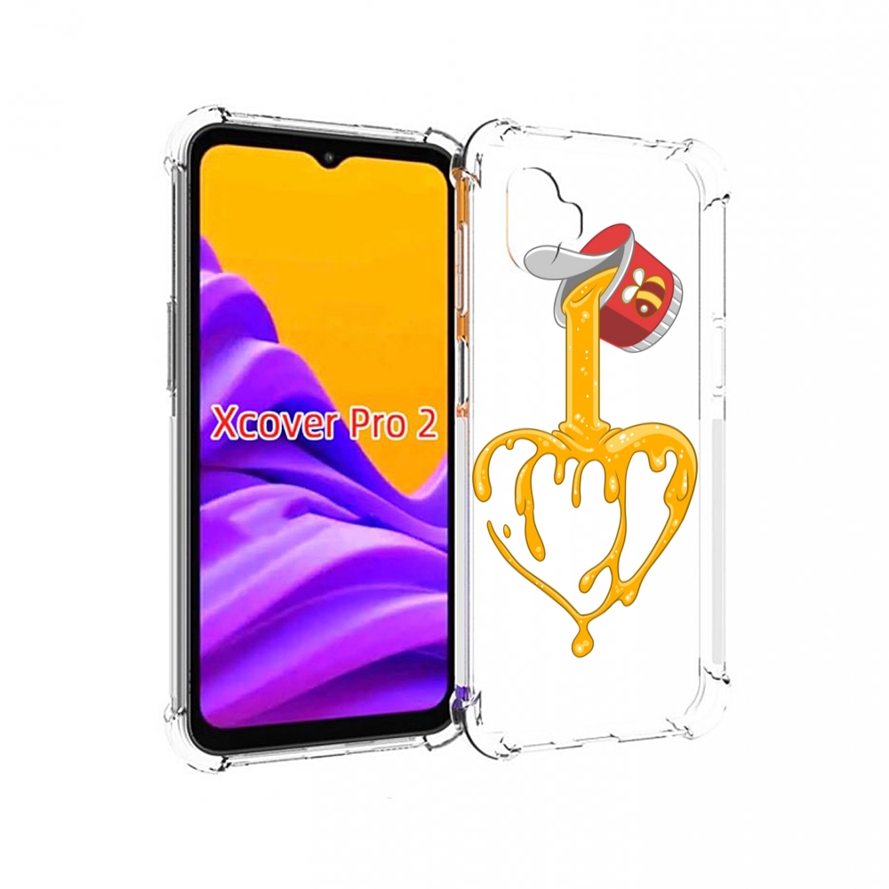 

Чехол MyPads медовое сердце для Samsung Galaxy Xcover Pro 2, Прозрачный, Tocco