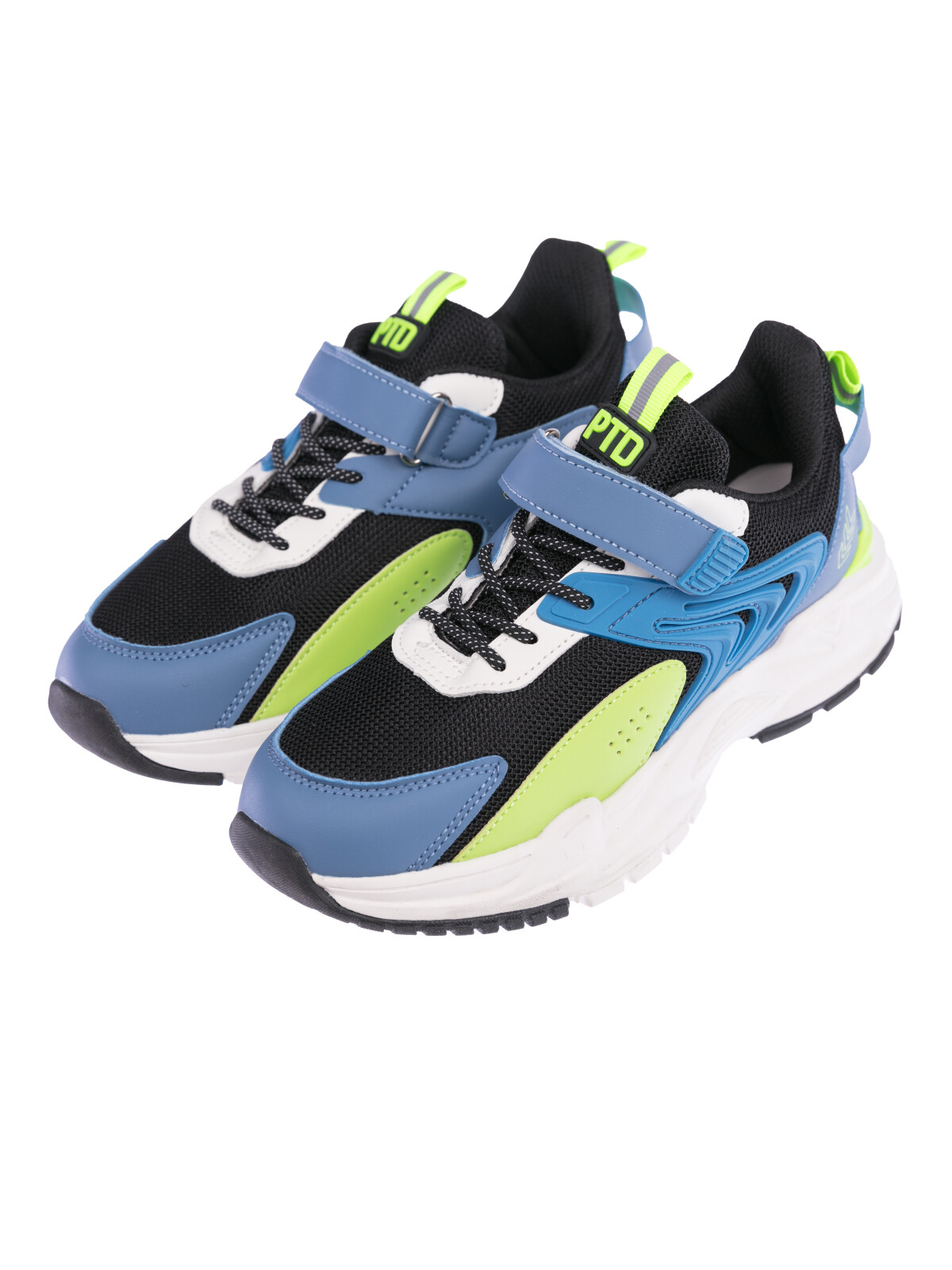 

Кроссовки PlayToday 12411506, черный; синий; зеленый, 34, 12411506