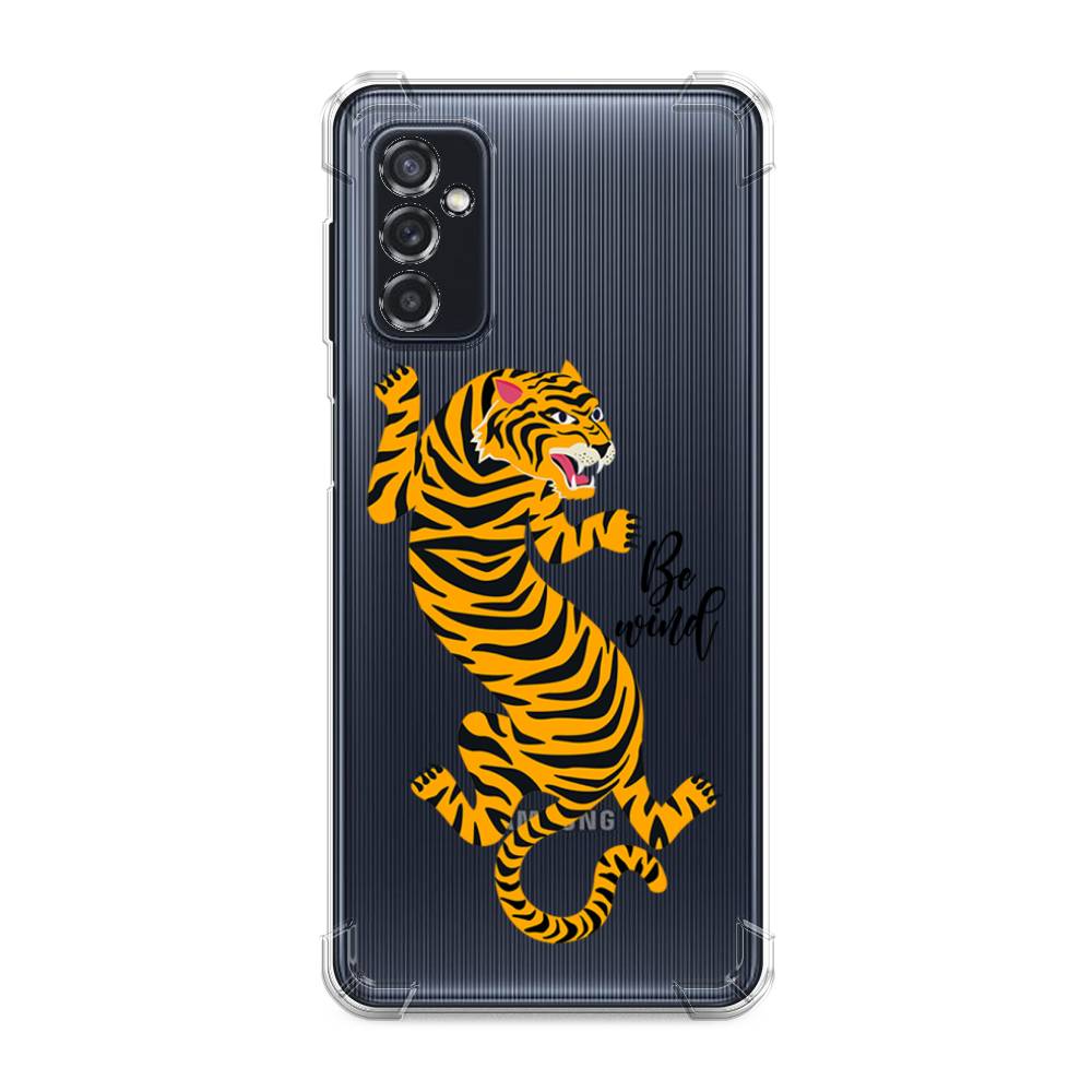 фото Противоударный силиконовый чехол "tiger be wind" на samsung galaxy m52 awog