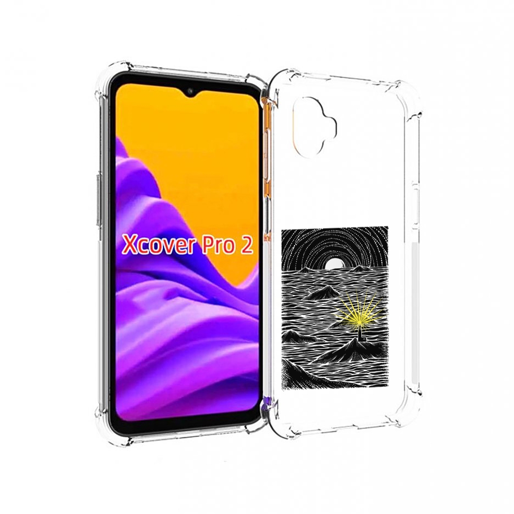 

Чехол MyPads маяк в черно белом море для Samsung Galaxy Xcover Pro 2, Прозрачный, Tocco