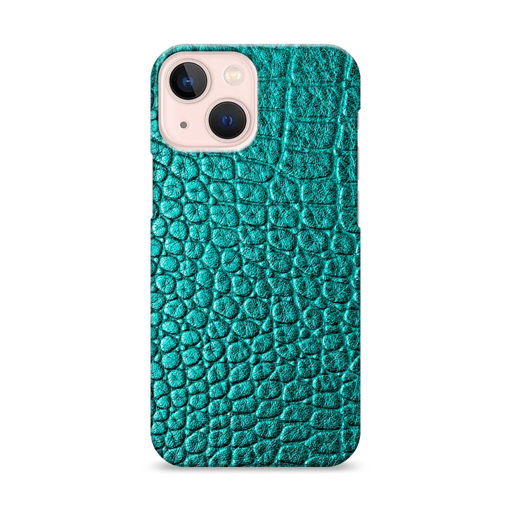 

Пластиковый чехол "Бирюзовая змея" на Apple iPhone 13 mini, 14120-2
