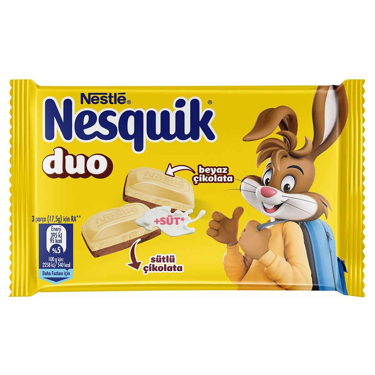 Шоколад Nesquik Duo белый-молочный 70 г