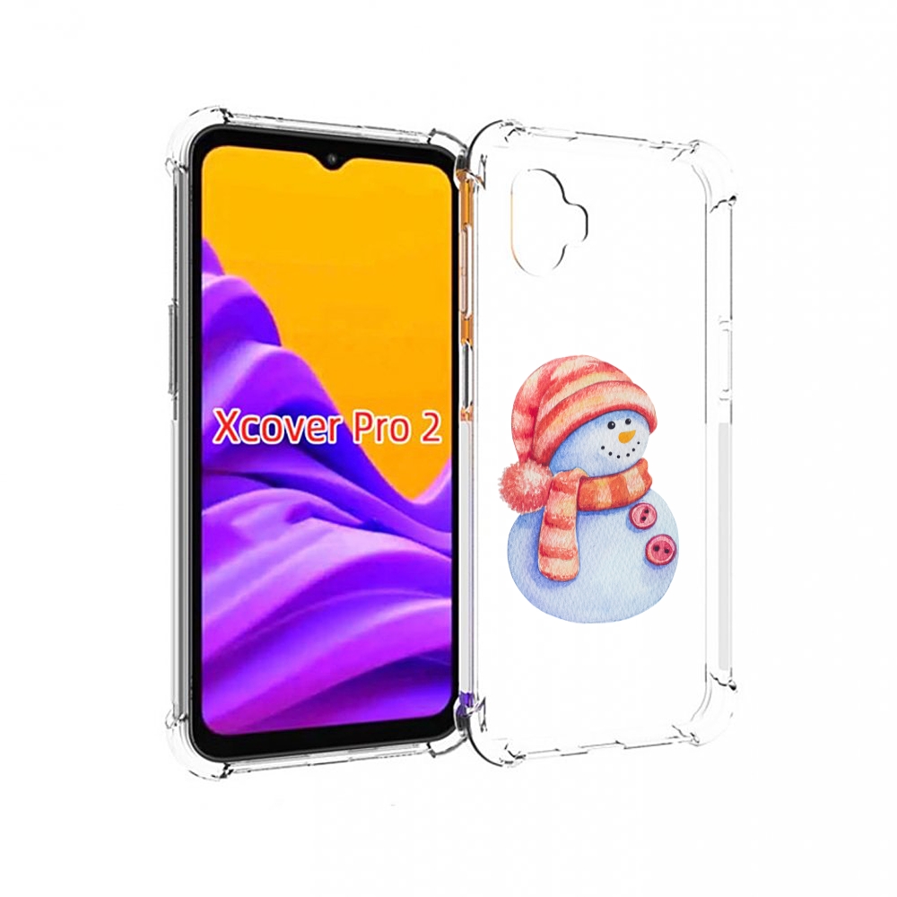 

Чехол MyPads Веселый снеговик для Samsung Galaxy Xcover Pro 2, Прозрачный, Tocco