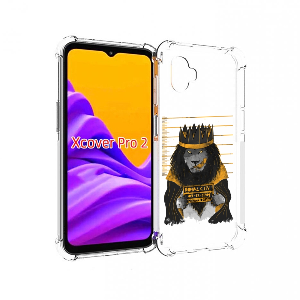 

Чехол MyPads лев в законе для Samsung Galaxy Xcover Pro 2, Прозрачный, Tocco