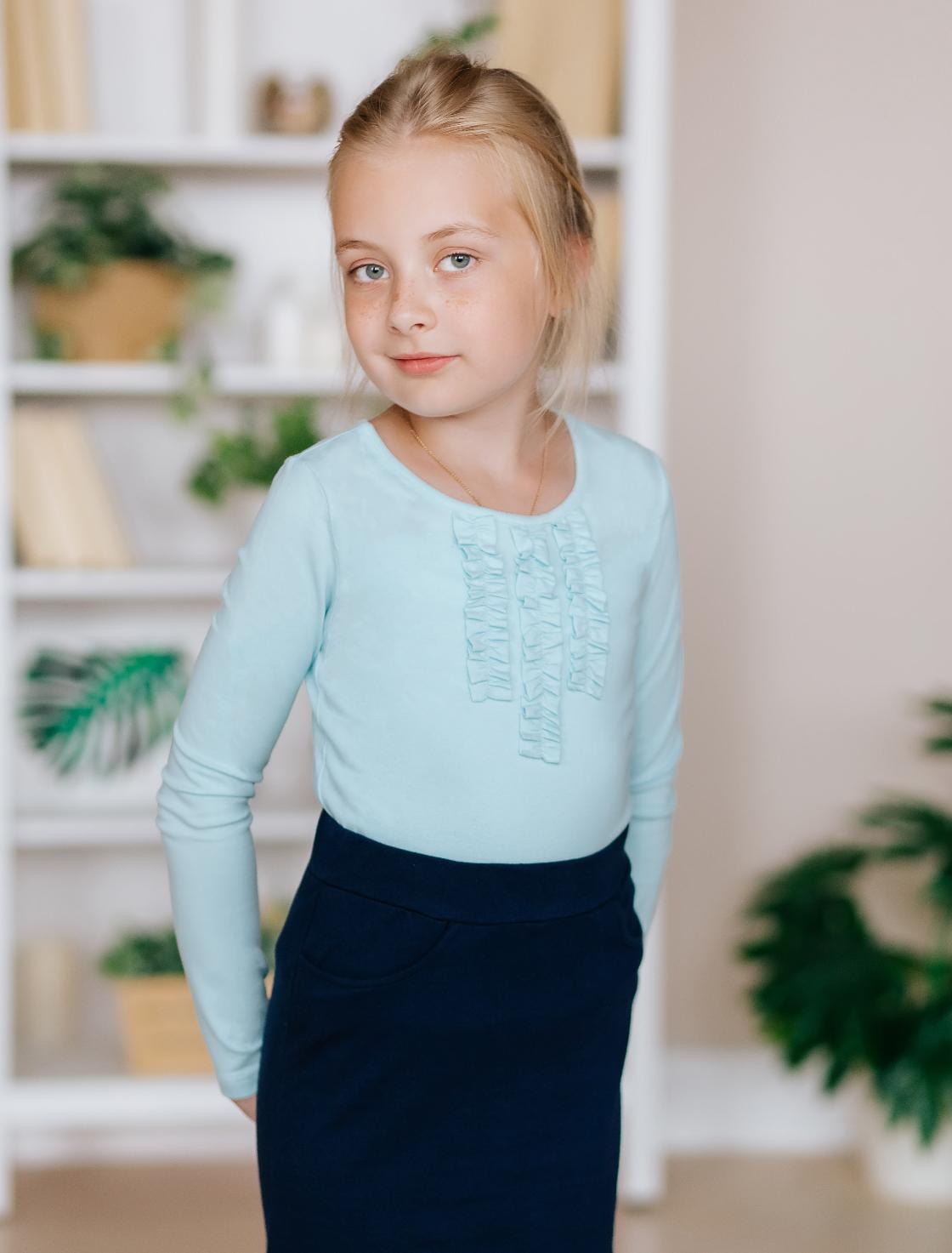 

Лонгслив детский Batik 0006_ШК21 цв.голубой р.146, 0006_ШК21