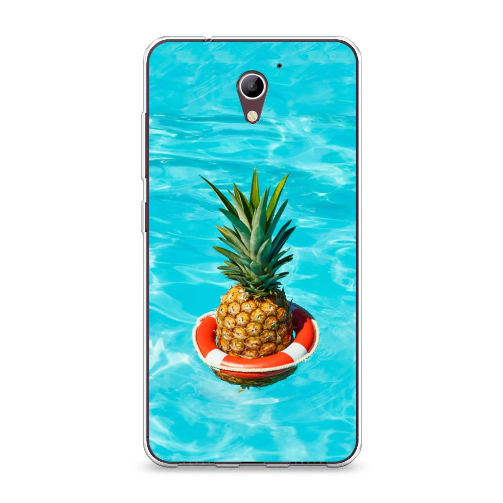 

Чехол Awog на ZTE Blade A510 / ЗТЕ Блэйд A510 "Ананас в бассейне", Разноцветный, 130150-10