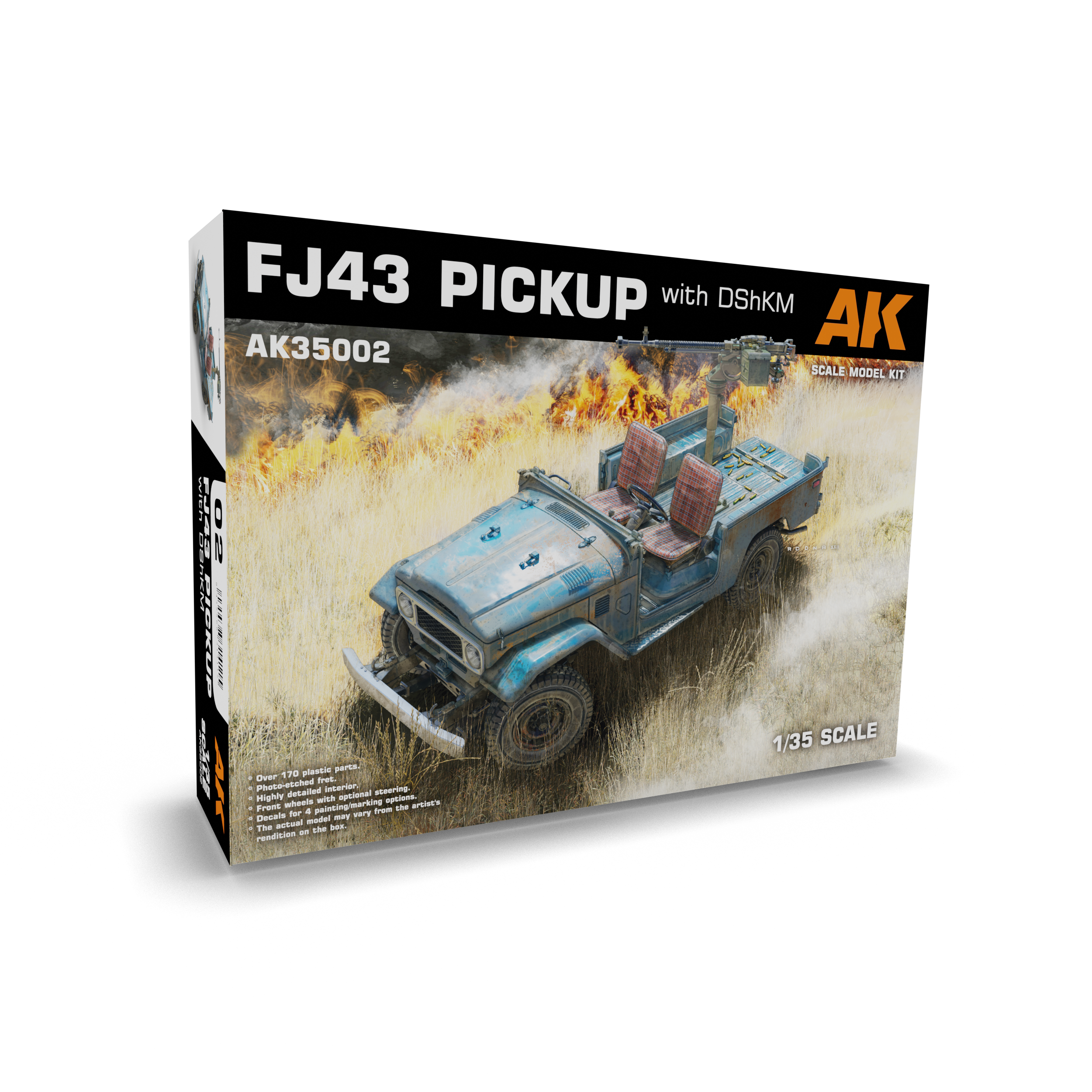 

Сборная модель Внедорожник FJ43 PICKUP with DShKM AK Interactive AK35002