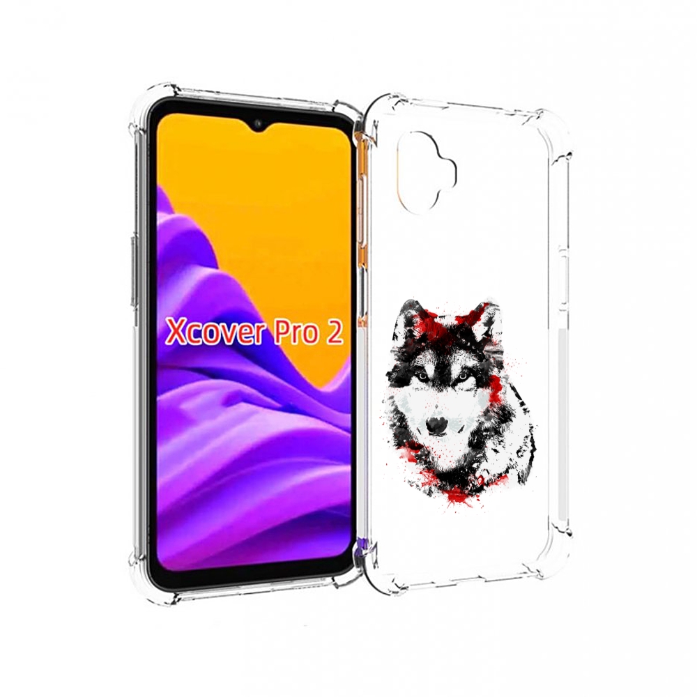 

Чехол MyPads кровавый волк для Samsung Galaxy Xcover Pro 2, Прозрачный, Tocco