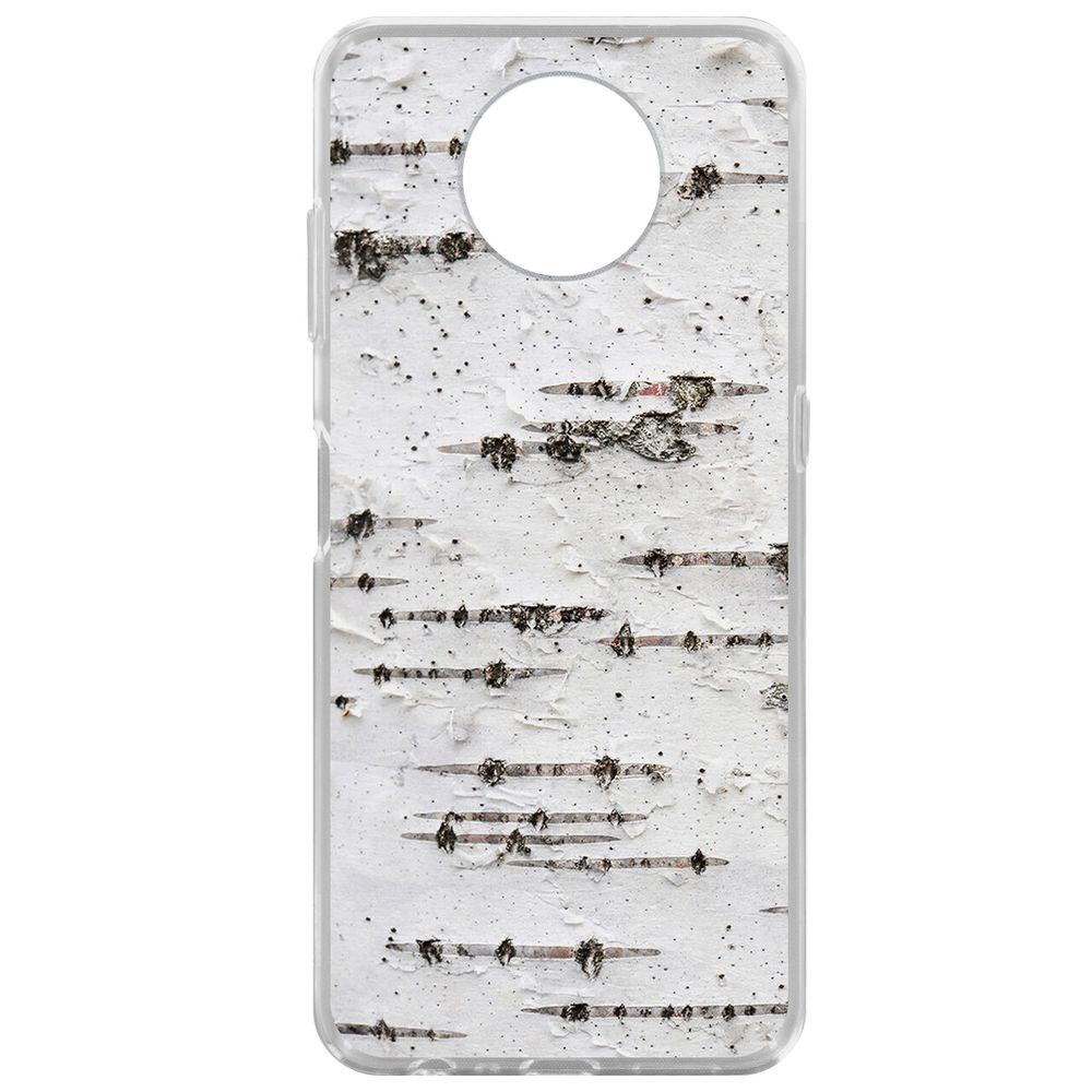 

Чехол-накладка Krutoff Clear Case Березка для Nokia G10, Прозрачный