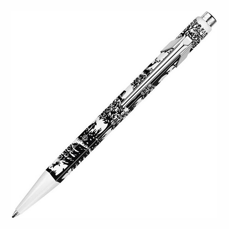 

Ручка шариковая автоматическая Carandache Essentiall Swiss cut-outs, М, метал.футляр