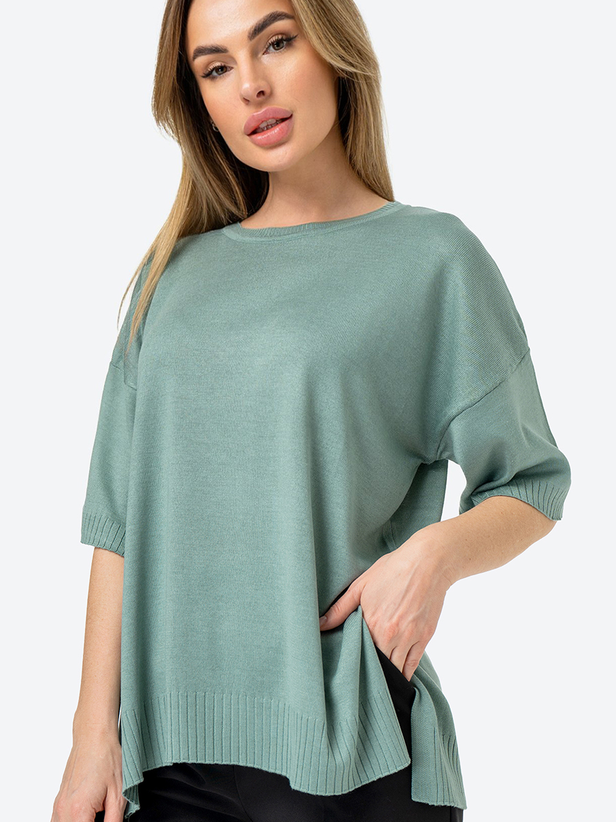 

Футболка женская Happyfox HF14475 зеленая 42-48 RU, Зеленый, HF14475