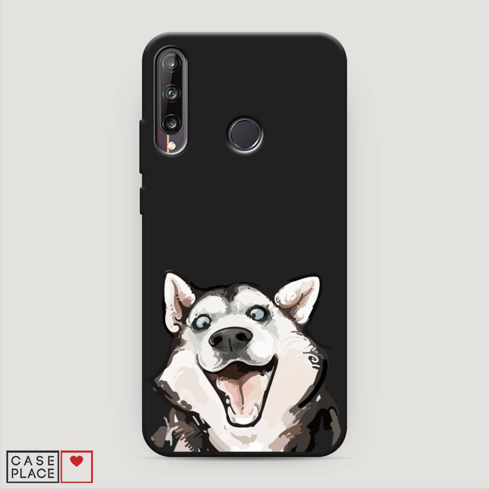 

Чехол Awog на Huawei Y7p "Радостный хаски", Белый;голубой;черный, 6103352-1
