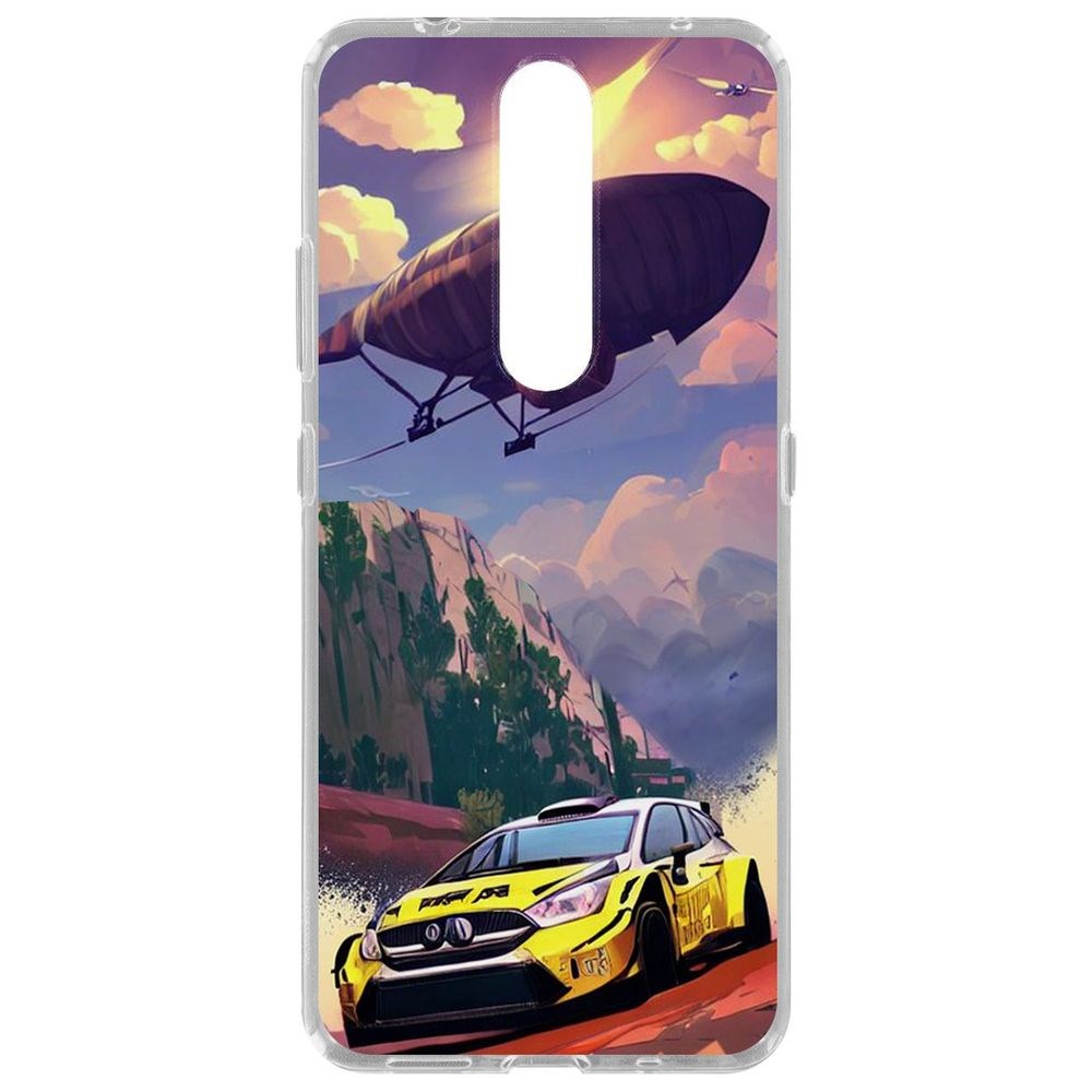 

Чехол-накладка Krutoff Clear Case Гонка для Nokia 2.4, Прозрачный