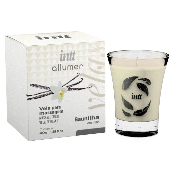 Массажная свеча Intt Allumer Vanilla с ароматом ванили 40 г