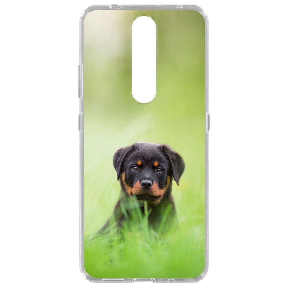 

Чехол-накладка Krutoff Clear Case Щенок ротвейлера для Nokia 2.4, Прозрачный
