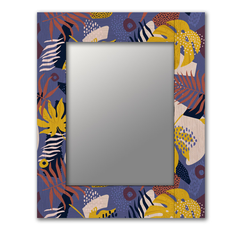 фото Настенное зеркало тропический бум 50х65 см дом корлеоне