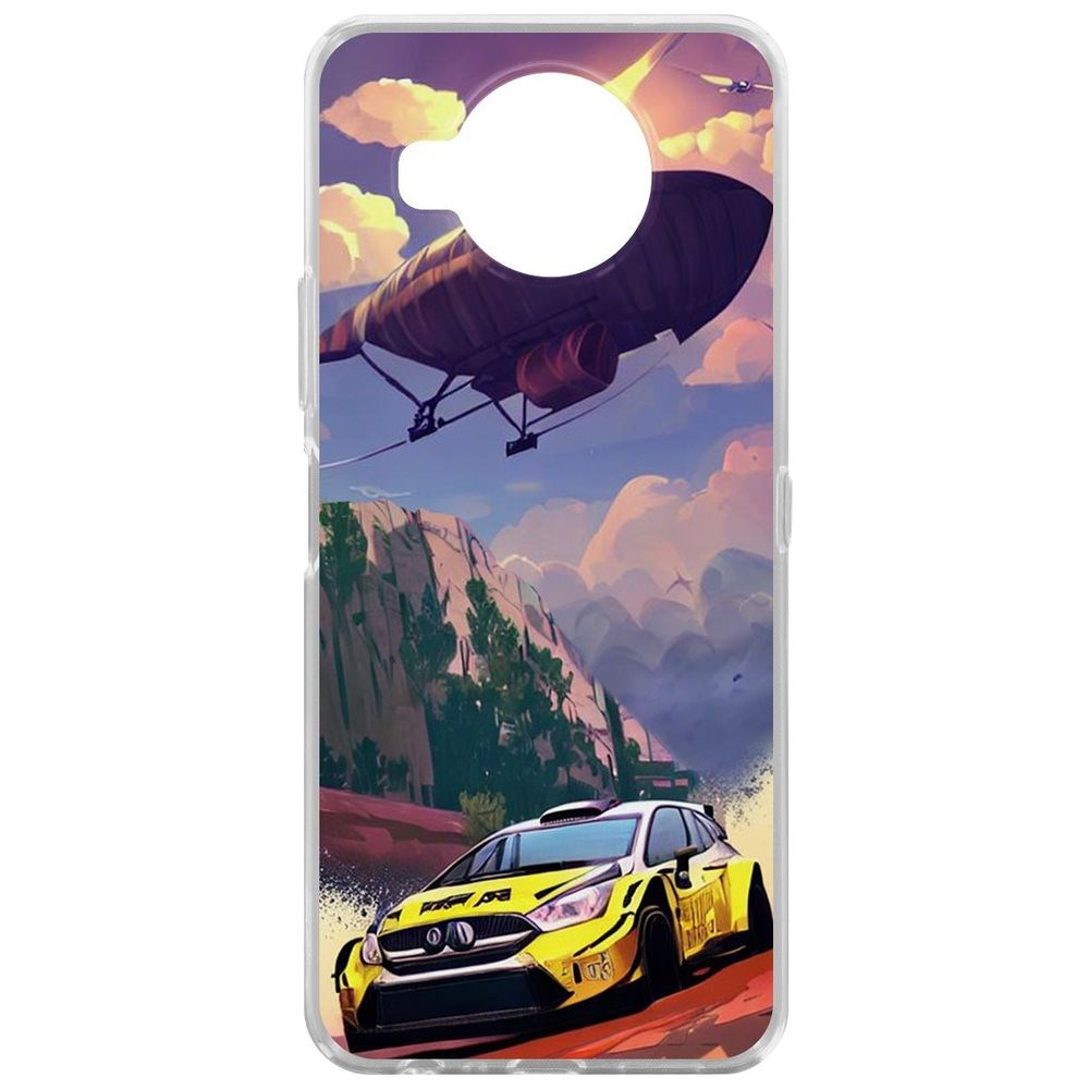 

Чехол-накладка Krutoff Clear Case Гонка для Nokia 8.3 5G, Прозрачный