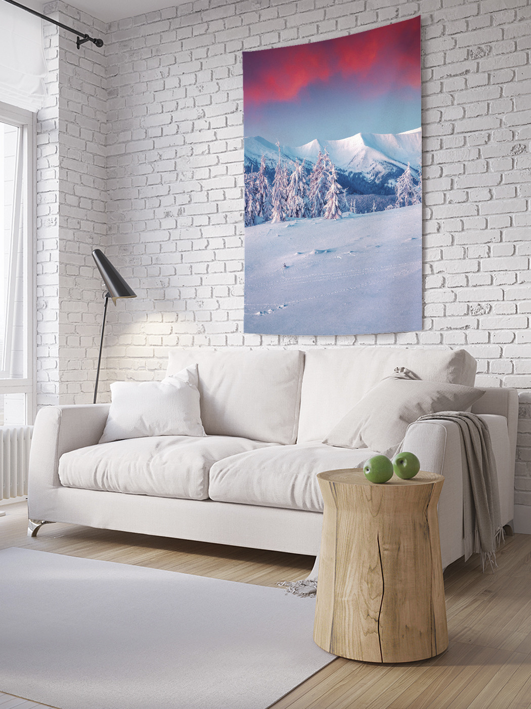 

Вертикальное фотопанно на стену JoyArty Сияние над вершинами 150x200 см, Сияние над вершинами