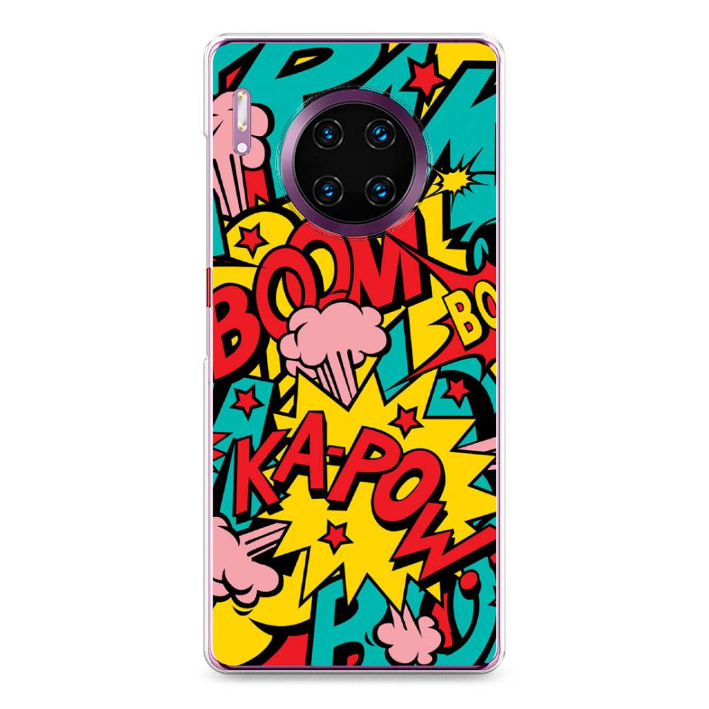 

Чехол Awog на Huawei Mate 30 Pro "Постер pop art", Голубой;желтый;красный, 610450-9