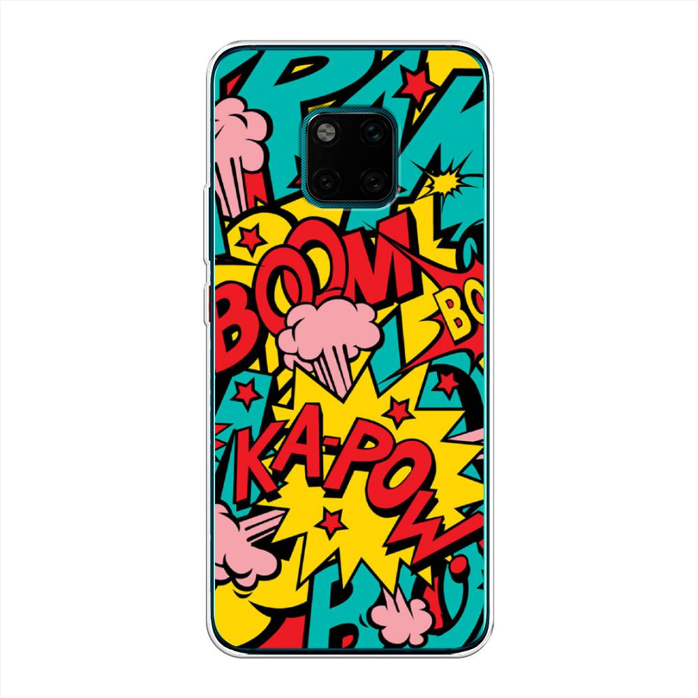 

Чехол Awog на Huawei Mate 20 Pro "Постер pop art", Голубой;желтый;красный, 67050-9