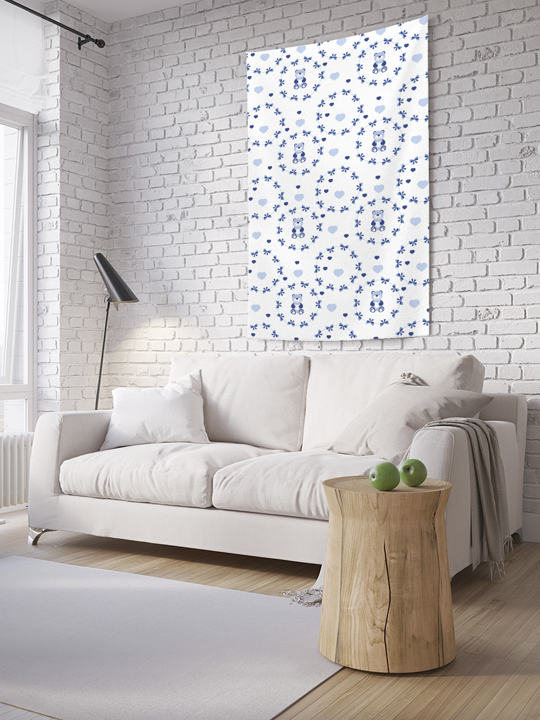 

Вертикальное фотопанно на стену JoyArty Круги из точек и узоров 150x200 см, Круги из точек и узоров