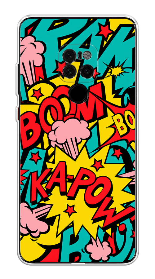 

Чехол Awog на Huawei Mate 20 "Постер pop art", Голубой;желтый;красный, 66850-9