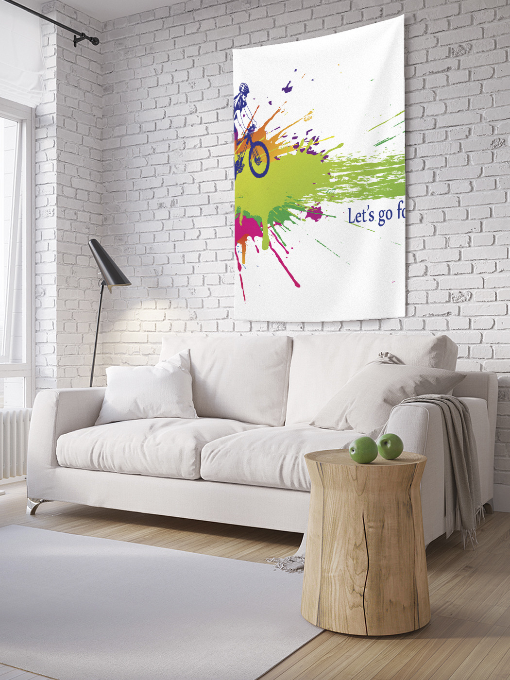 

Вертикальное фотопанно на стену JoyArty Давай путешествовать 150x200 см, Давай путешествовать