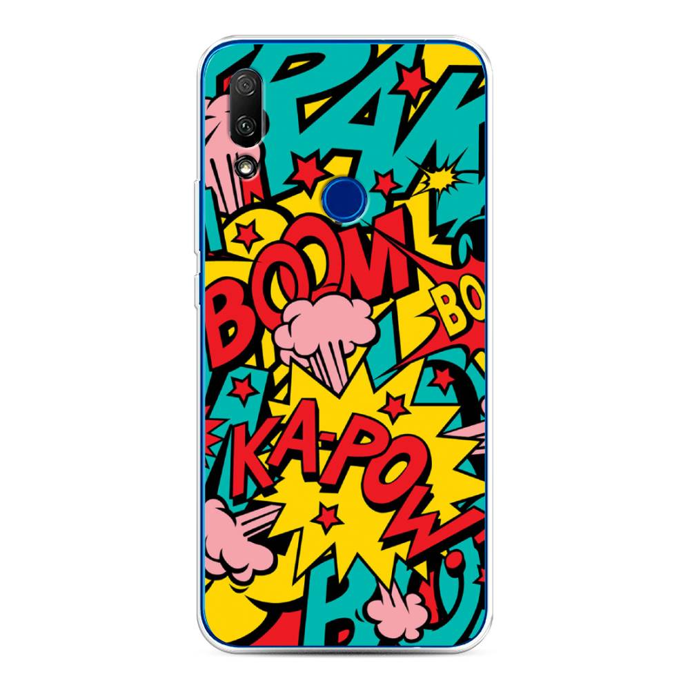 

Чехол Awog на Honor 9X "Постер pop art", Голубой;желтый;красный, 69950-9