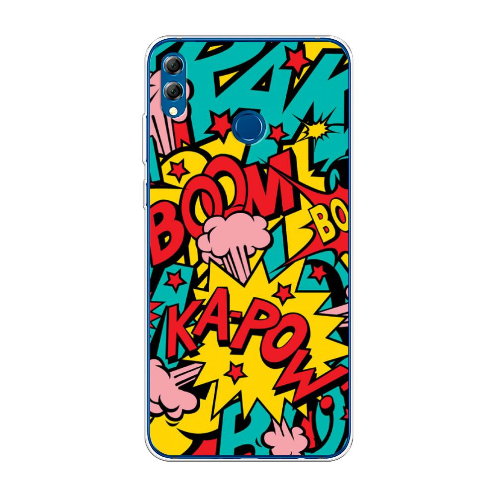 

Чехол Awog на Honor 8X Max "Постер pop art", Голубой;желтый;красный, 66550-9