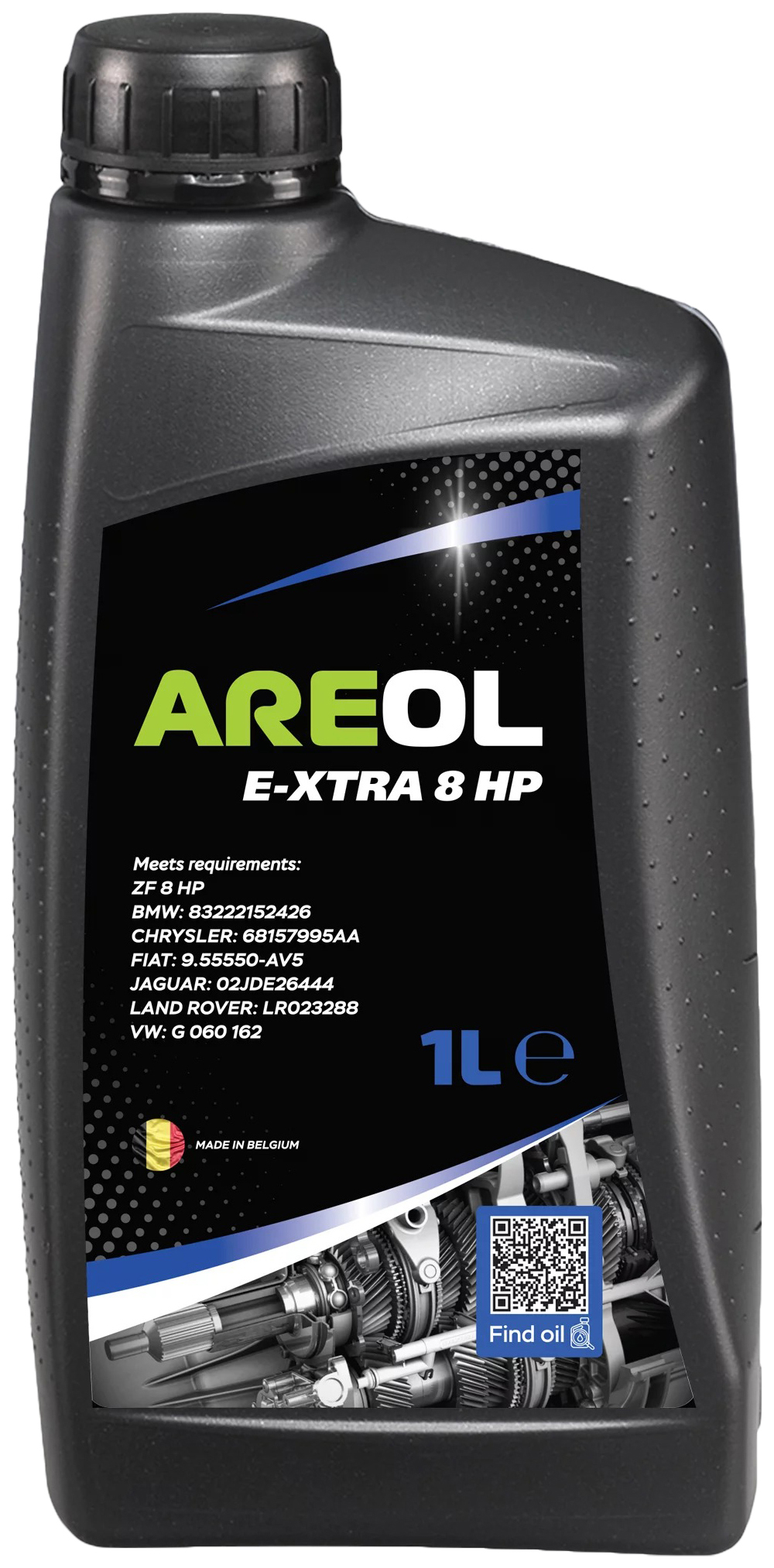 AREOL AR113 AREOL E -XTRA 8 HP (1L)_жидк. гидравл. для АКППсинт,зелен,аналог Febi 39095ZF