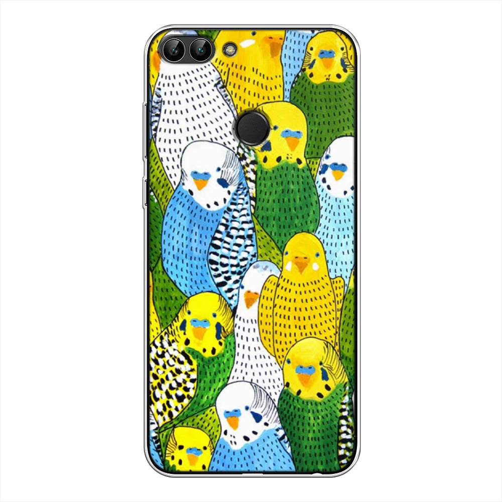 

Чехол Awog на Huawei P Smart "Попугаи", Желтый;зеленый;голубой, 64050-1
