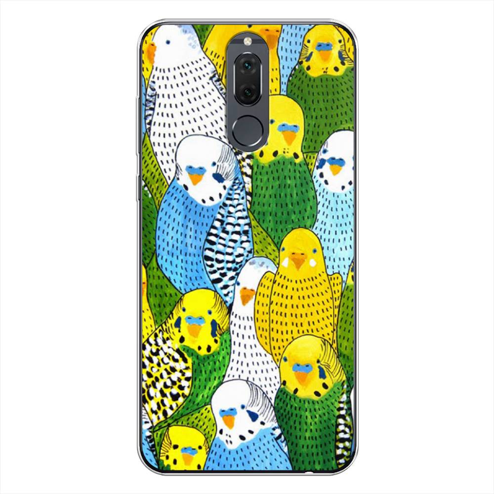 

Чехол Awog на Huawei Nova 2i "Попугаи", Желтый;зеленый;голубой, 64150-1