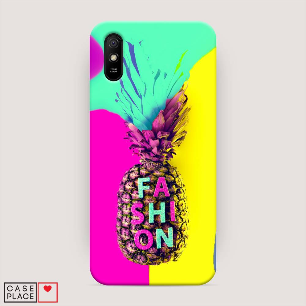 

Пластиковый чехол "Кислотный ананас" на Xiaomi Redmi 9A, 38920-7