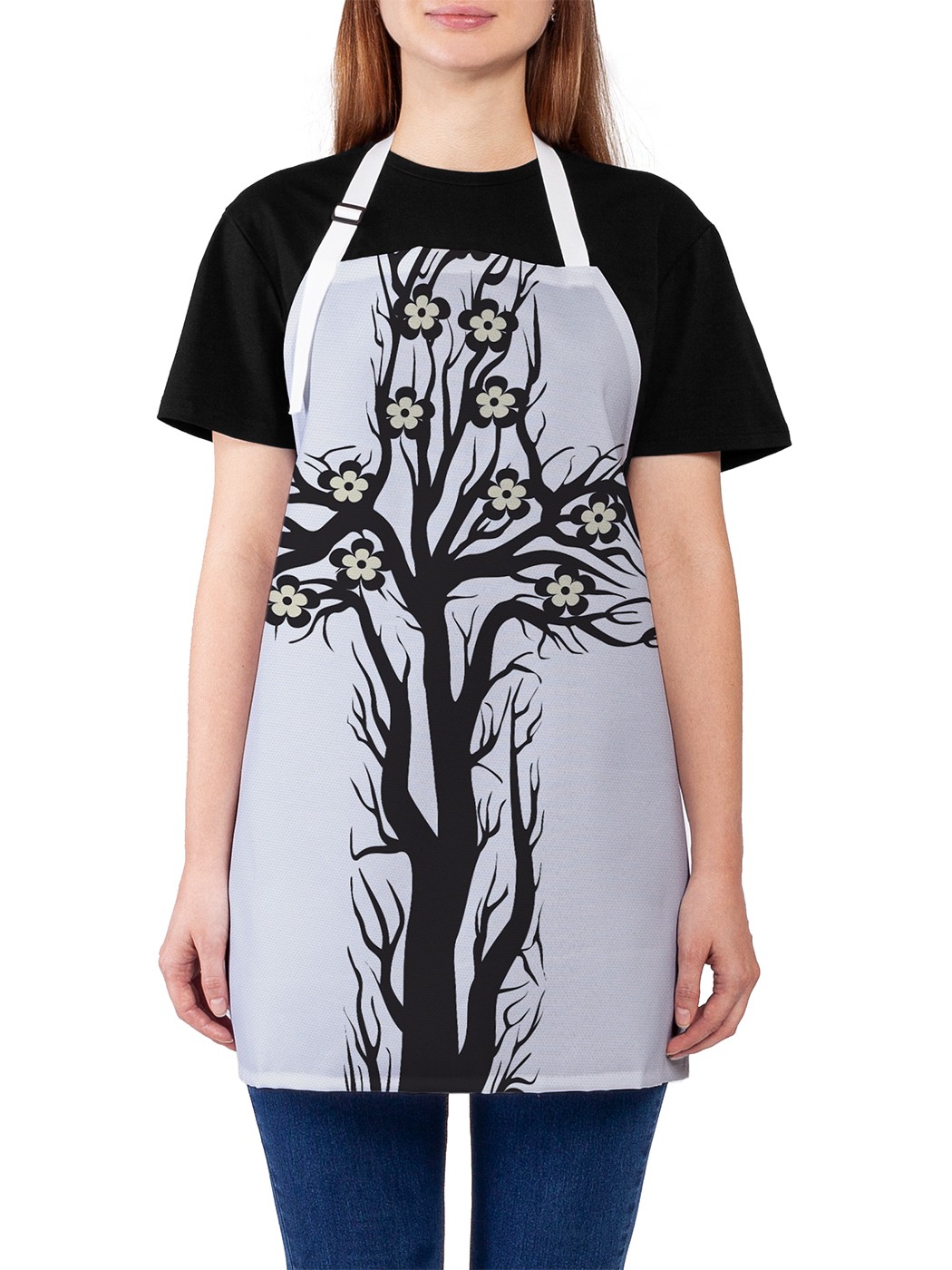 

Фартук женский JoyArty для готовки "Крестовое дерево", универсальный размер