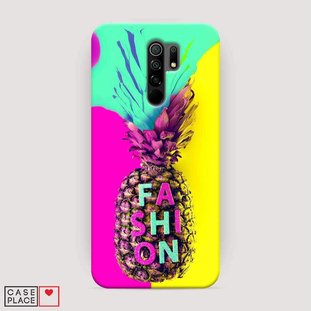 

Пластиковый чехол "Кислотный ананас" на Xiaomi Redmi 9, 38320-7