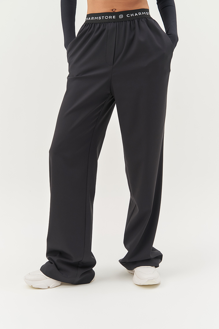 

Брюки женские Charmstore БР-047 черные L, БР-047