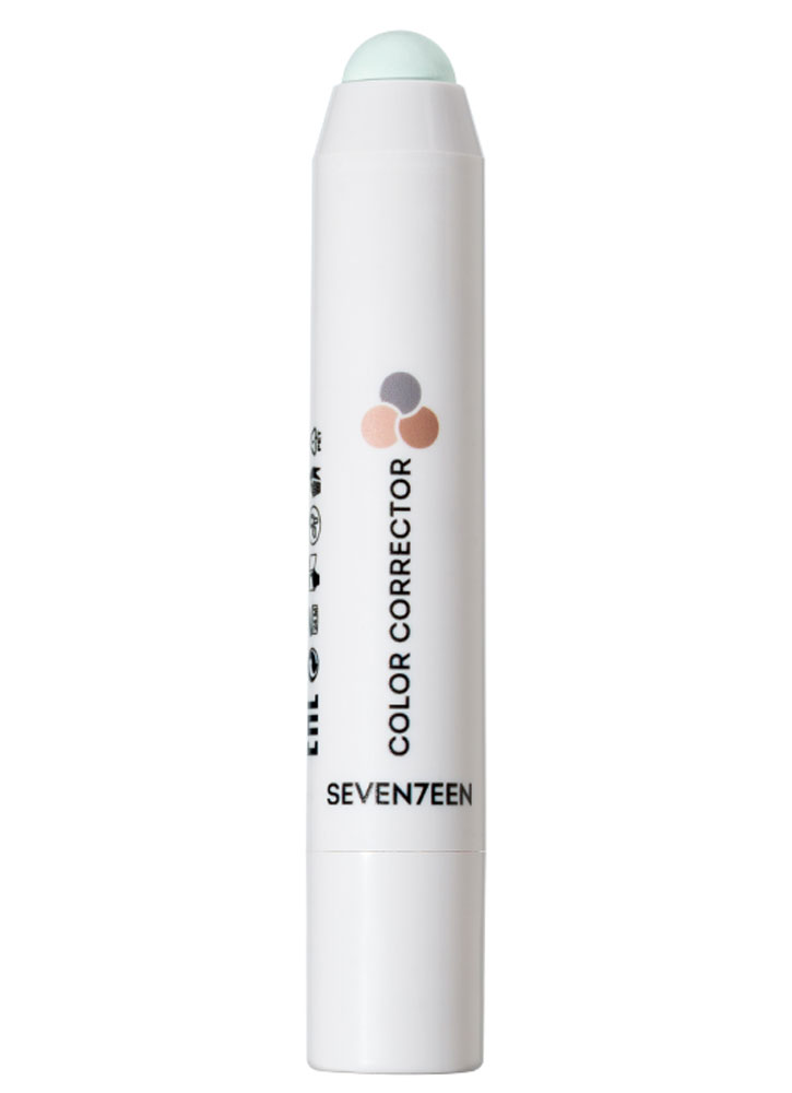 Корректор цвета Seventeen Color Corrector MIint 01 Мятный контактные линзы alcon air optix plus hydraglyde 6 линз 5 25
