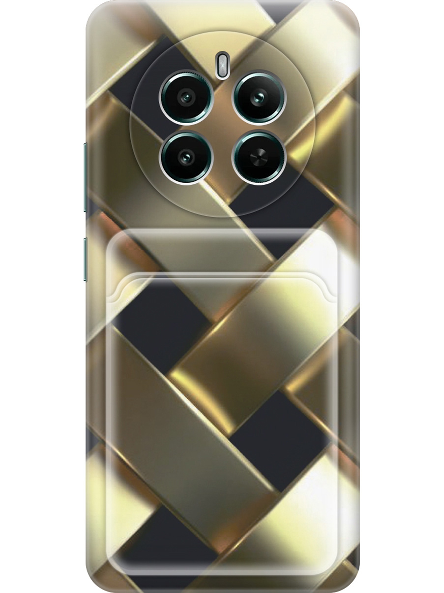 

Силиконовый чехол на Realme 12+ 5g / Narzo 70 Pro 5g с принтом 810167, Прозрачный;золотистый;черный, 783983232