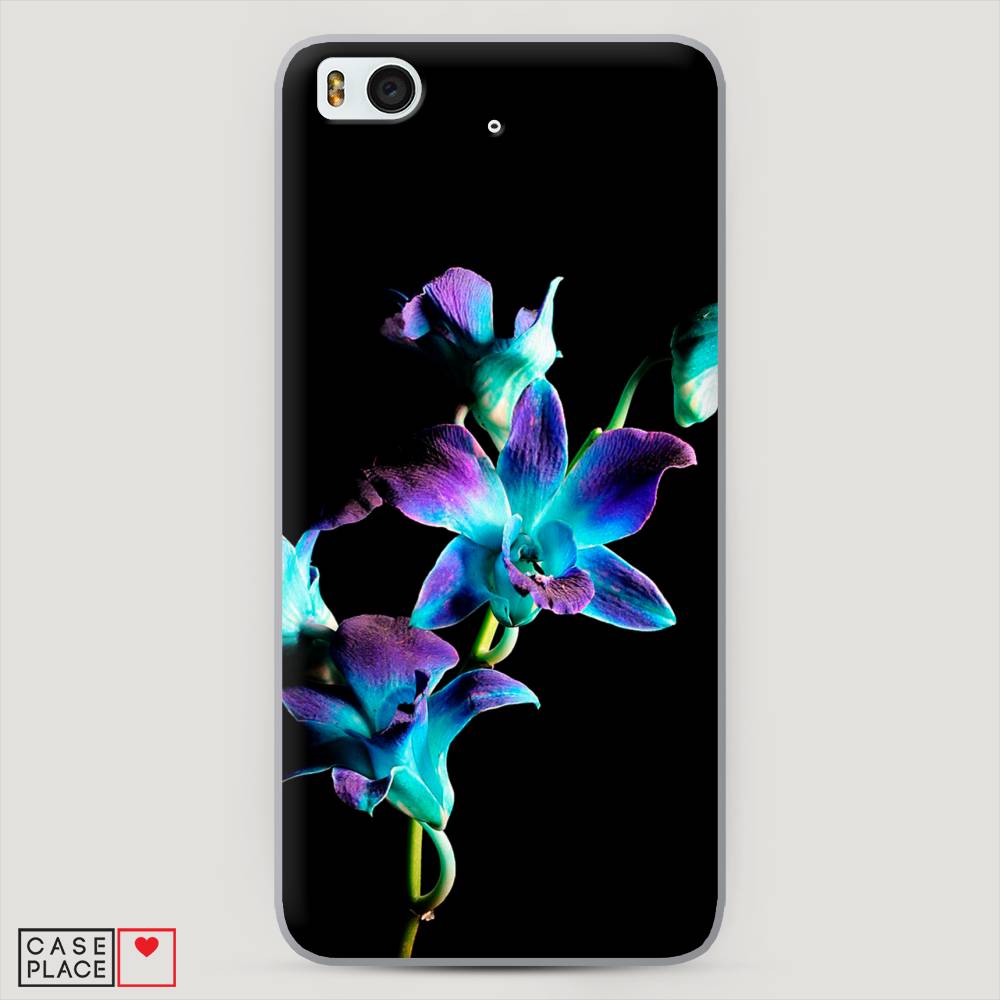 

Пластиковый чехол "Синий цветок на черном" на Xiaomi Mi5S